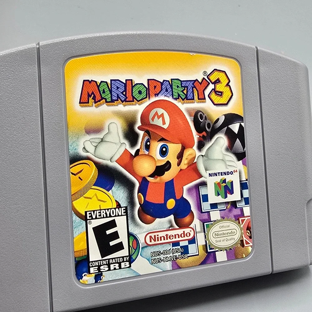 Mario Party 3 Authentic Nintendo 64 N64 Game Complete with Manual CIB NUS-006